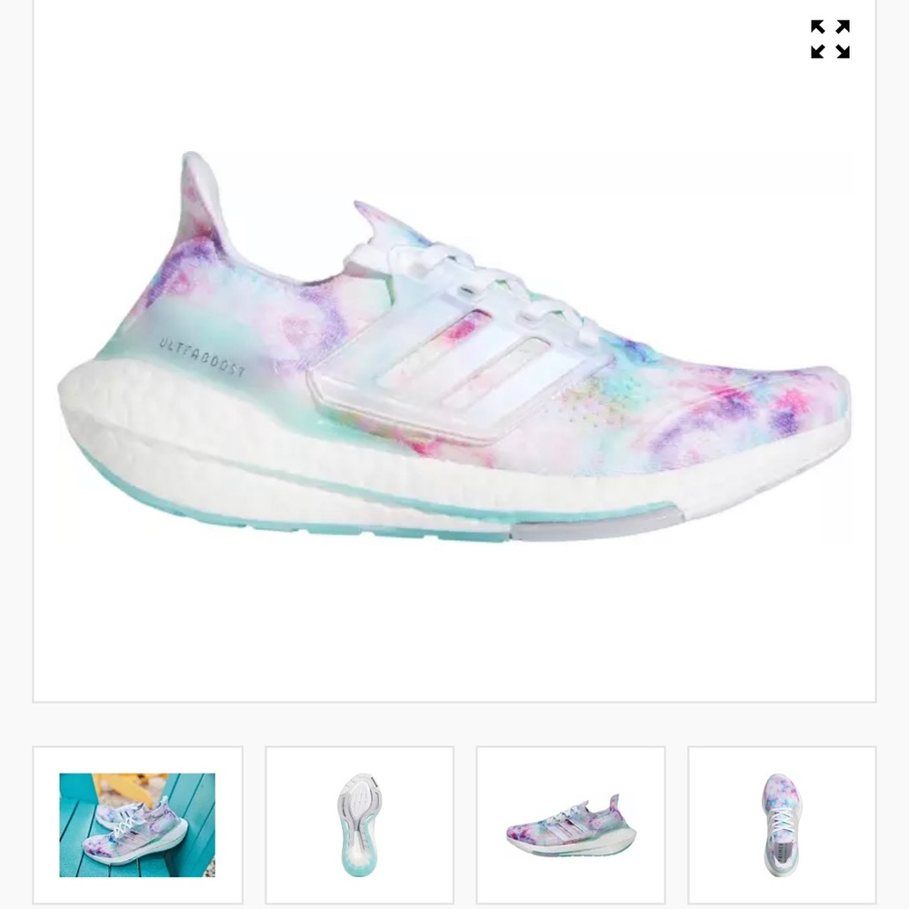 Adidas Women's Ultraboost 21 Tie Dye Running Shoes